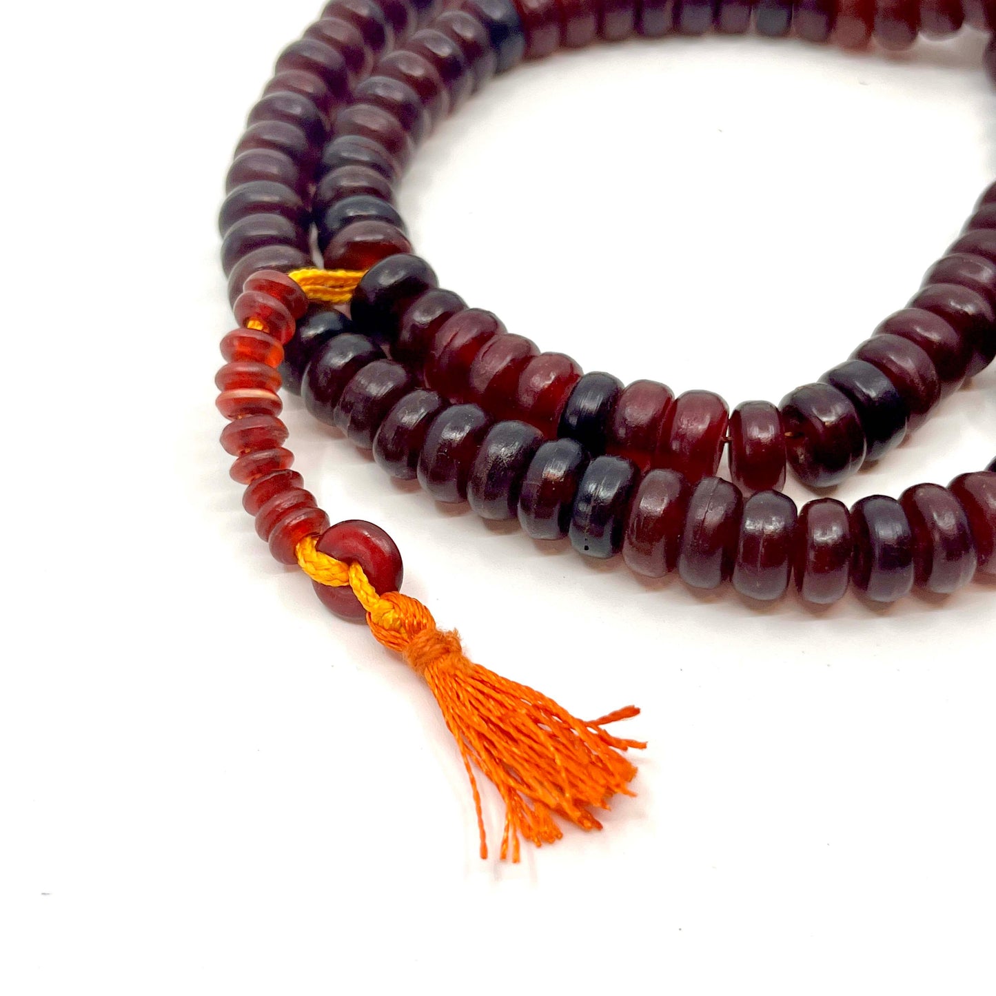 Horn Flat Mala Beads