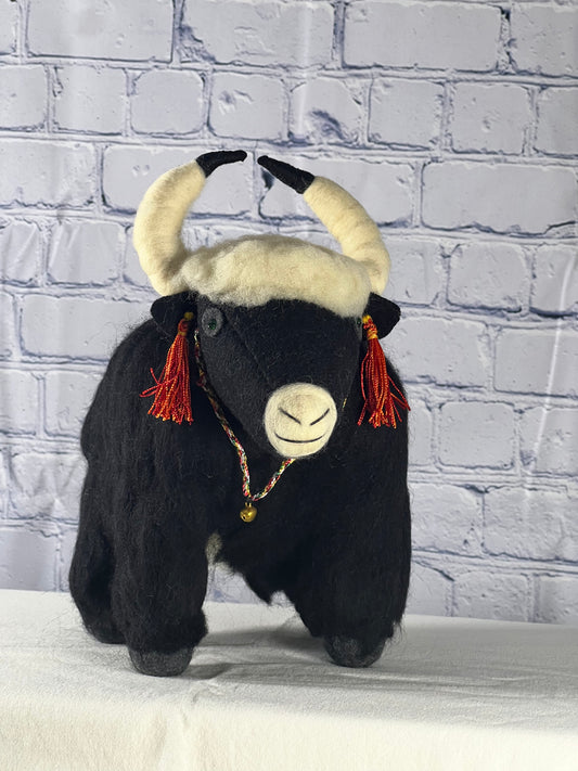Large Felt Yaks - Black