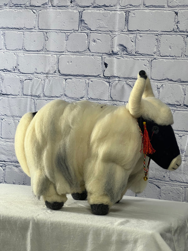 Large Felt Yaks - White image 2