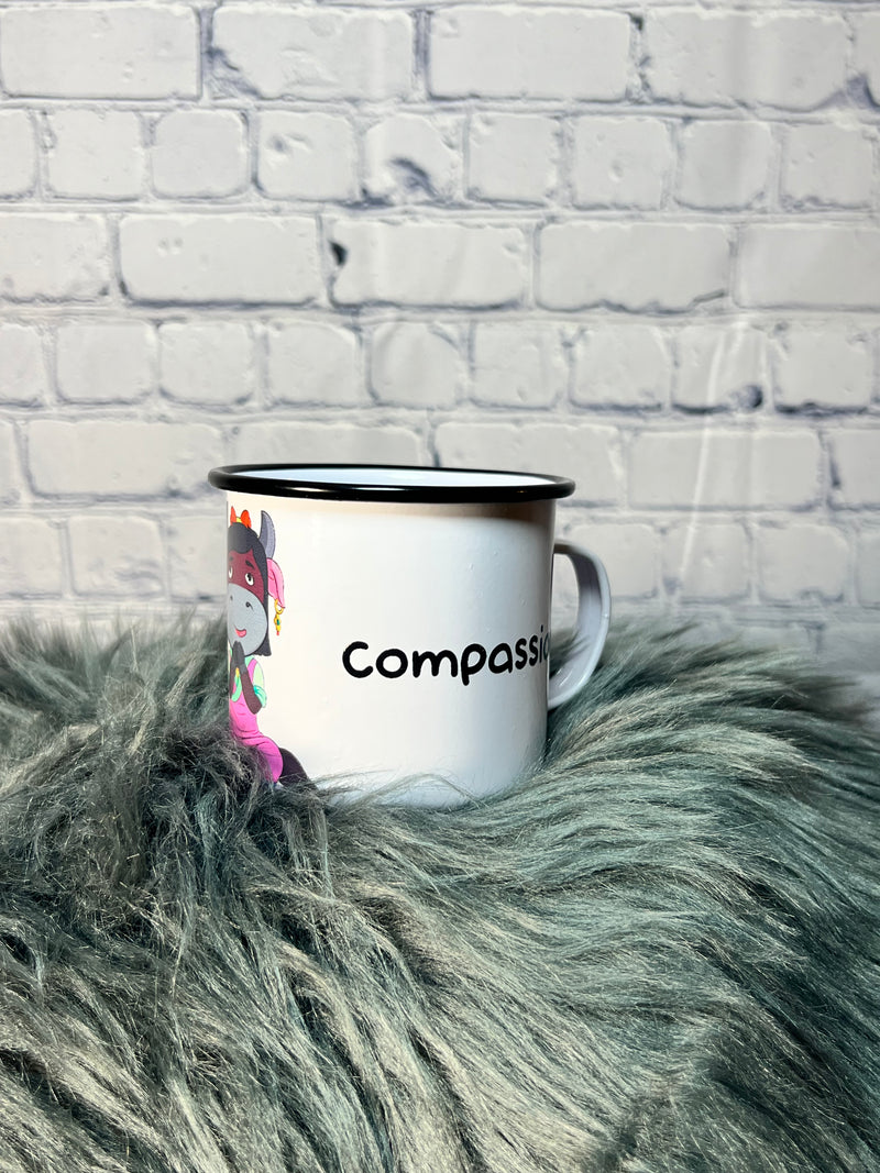 Custom White Enamel Mugs image 3