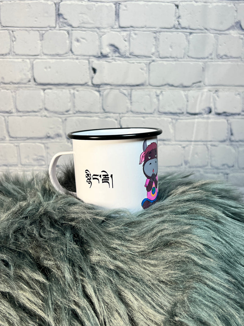 Custom White Enamel Mugs image 9