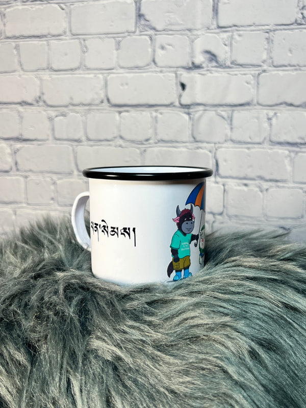 Custom White Enamel Mugs image 13