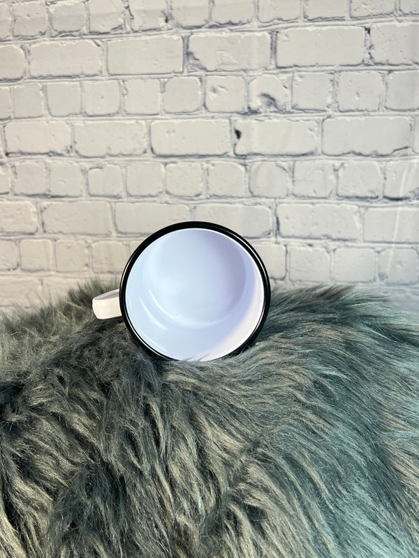 Custom White Enamel Mugs image 3