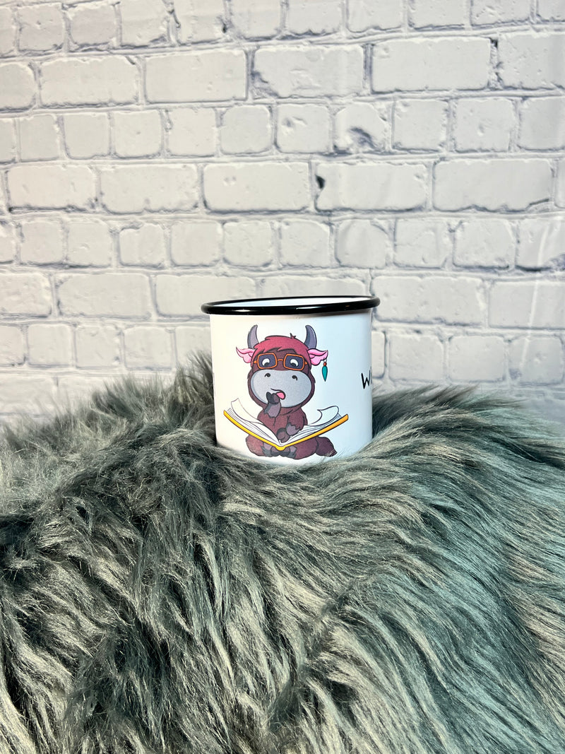Custom White Enamel Mugs image 13