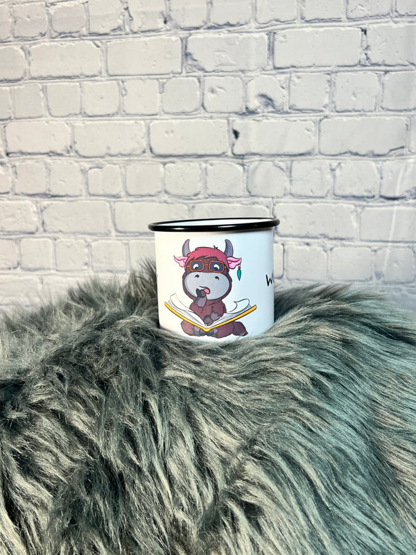 Custom White Enamel Mugs image 14