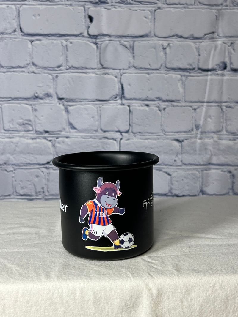 Custom Enamel Mugs: Black image 1