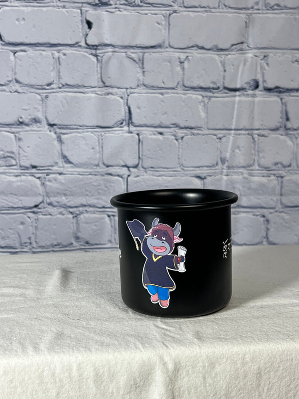 Custom Enamel Mugs: Black image 11