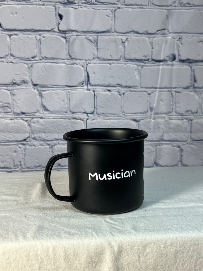 Custom Enamel Mugs: Black image 8