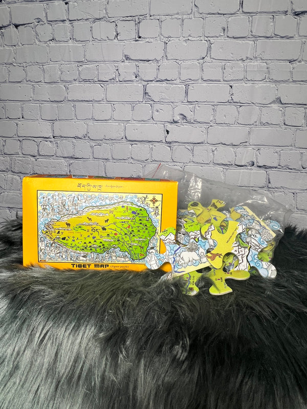 Map of Tibet Puzzle (Jigsaw) (Copy) image 3