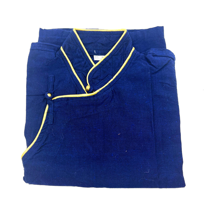 Navy Blue Tibetan Kids Shirt image 1