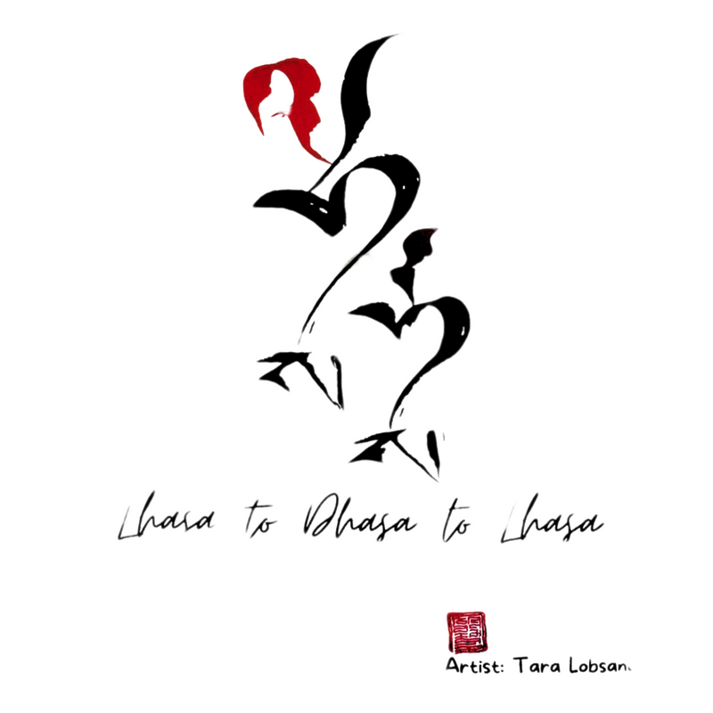 Lhasa to Dhasa to Lhasa: Canvas Tote Bag image 2