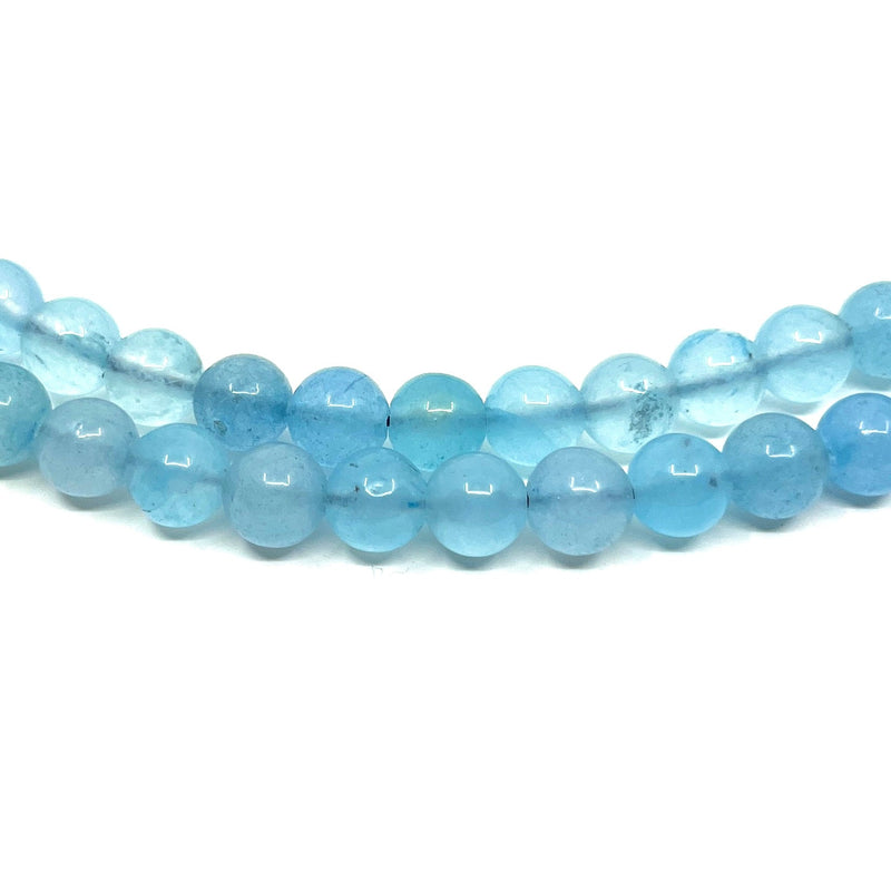 Aquamarine Gemstone Mala Beads image 3