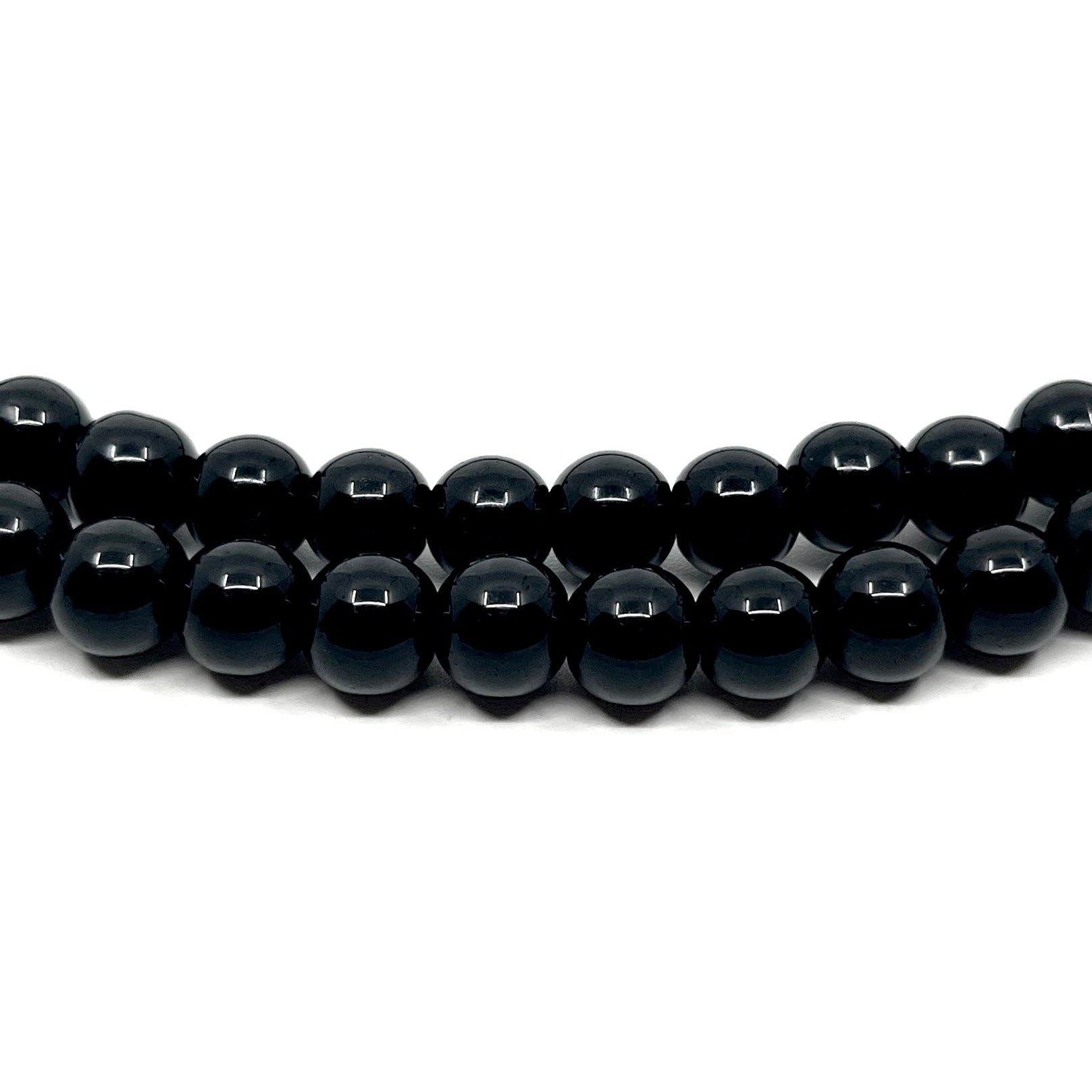 Black Onyx Gemstone Mala Beads