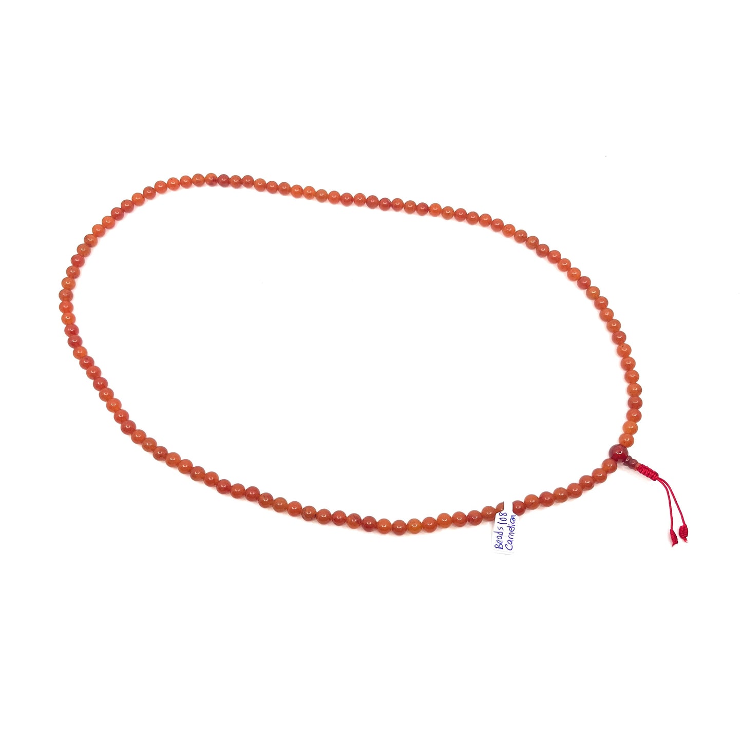 Carnelian Gemstone Mala Beads