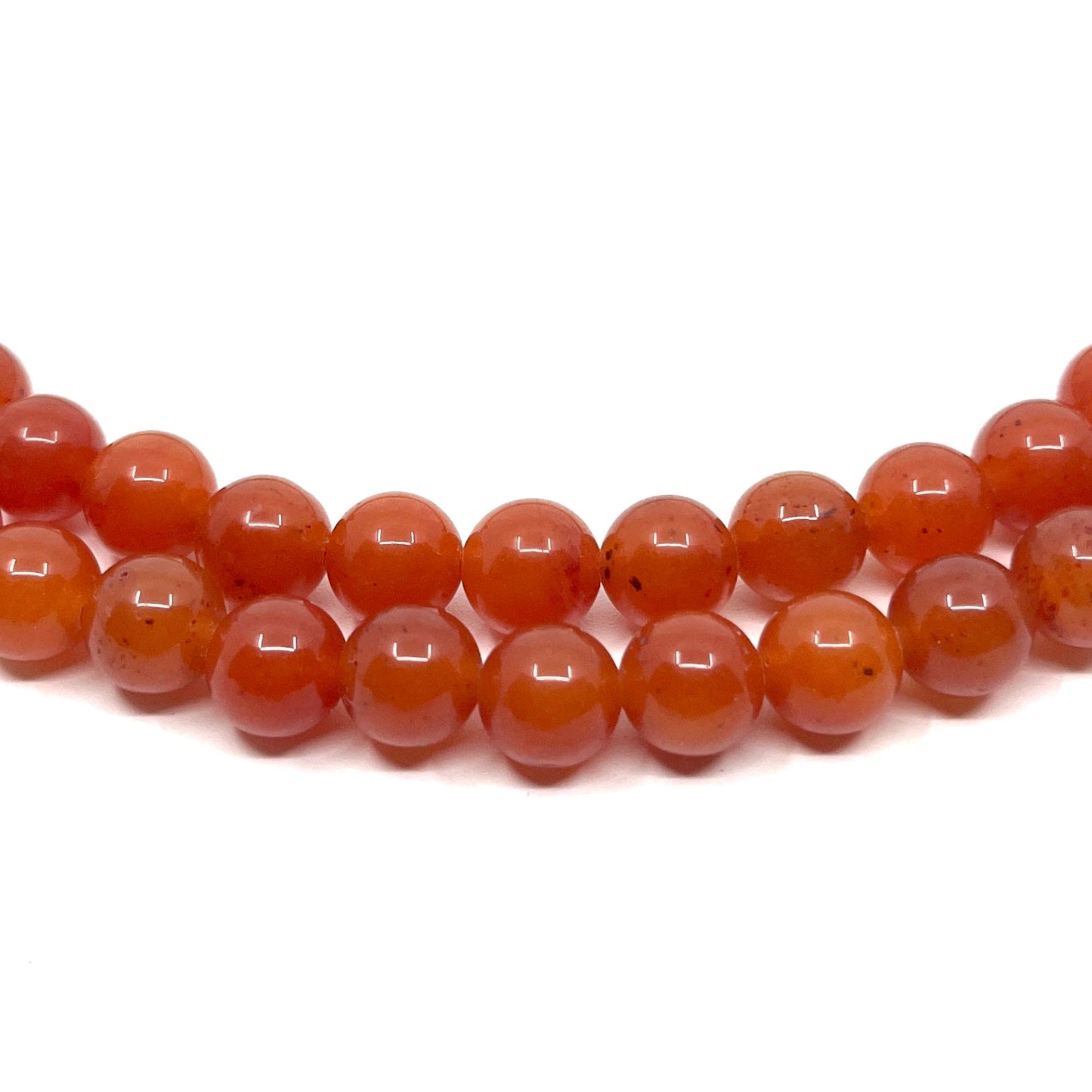 Carnelian Gemstone Mala Beads