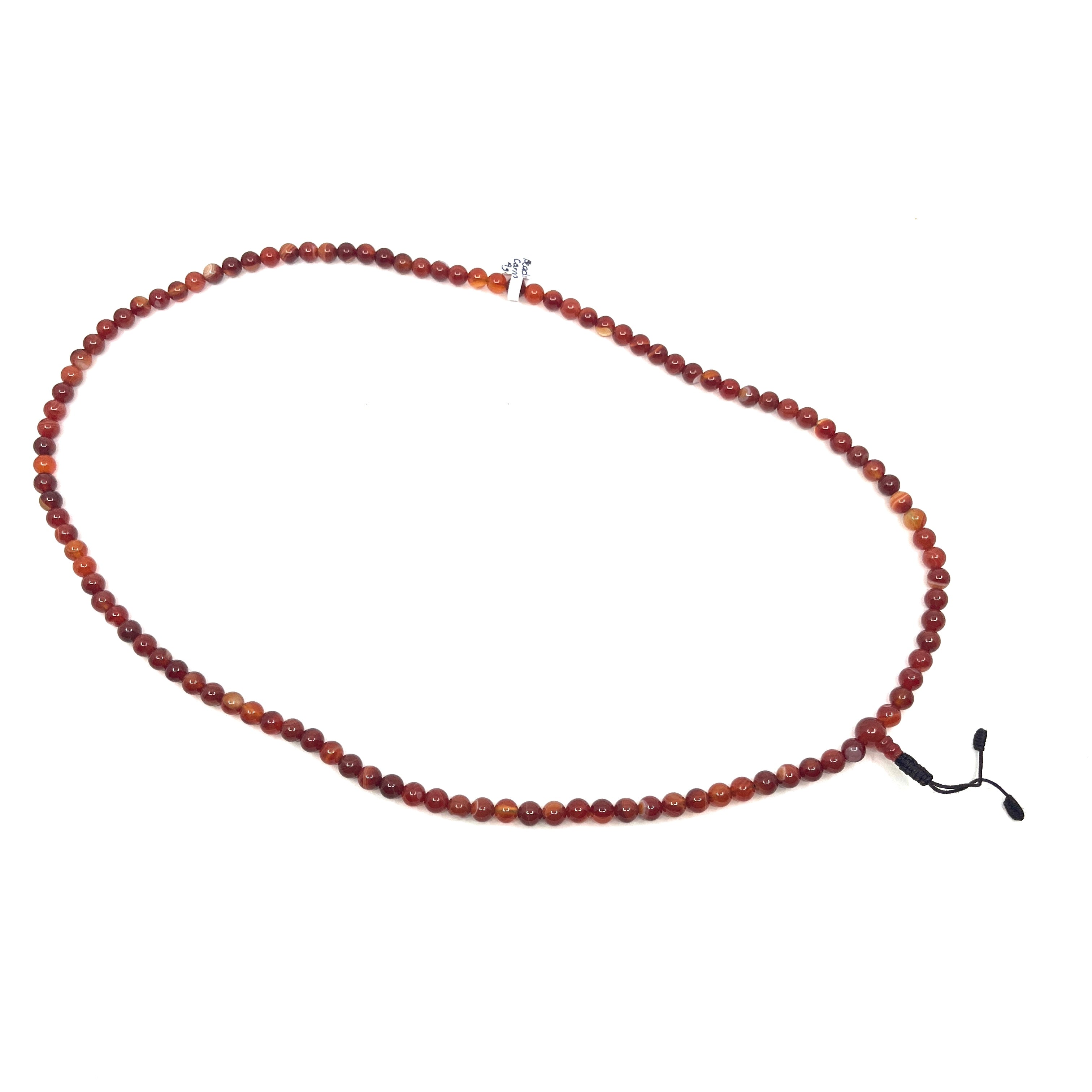 Carnelian Agate Gemstone Mala Beads