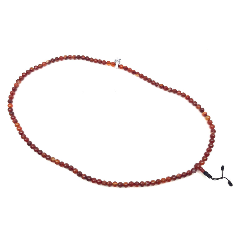 Carnelian Agate Gemstone Mala Beads image 2