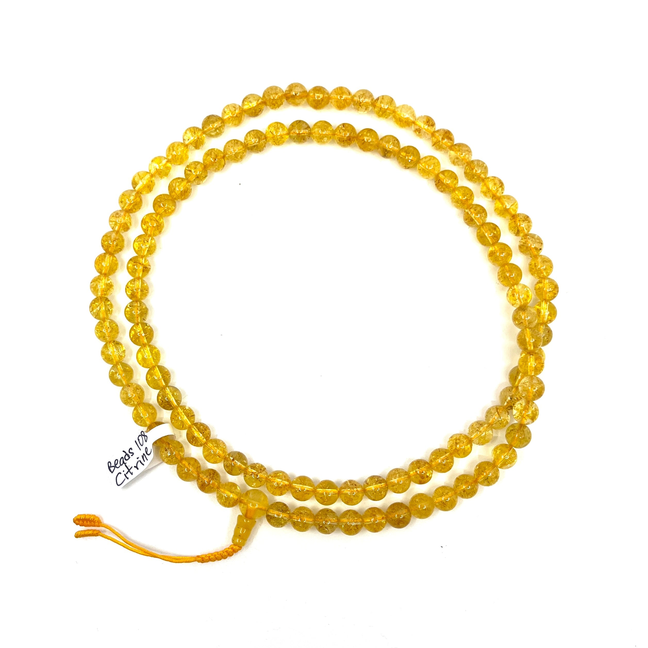 Citrine Gemstone Mala Beads