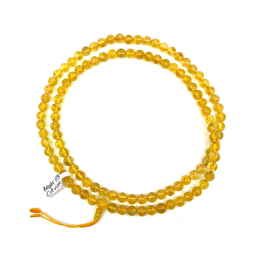 Citrine Gemstone Mala Beads