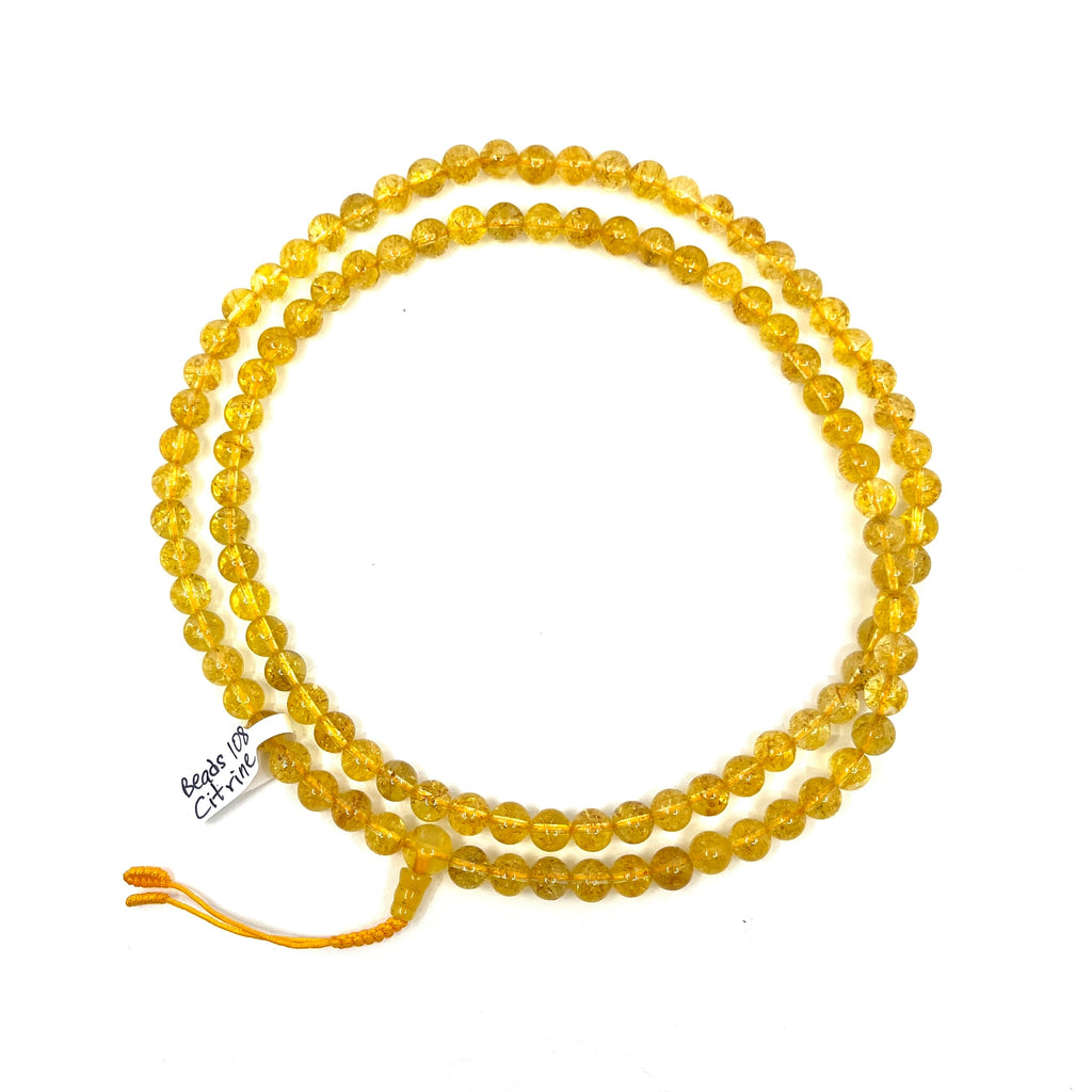 Citrine Gemstone Mala Beads