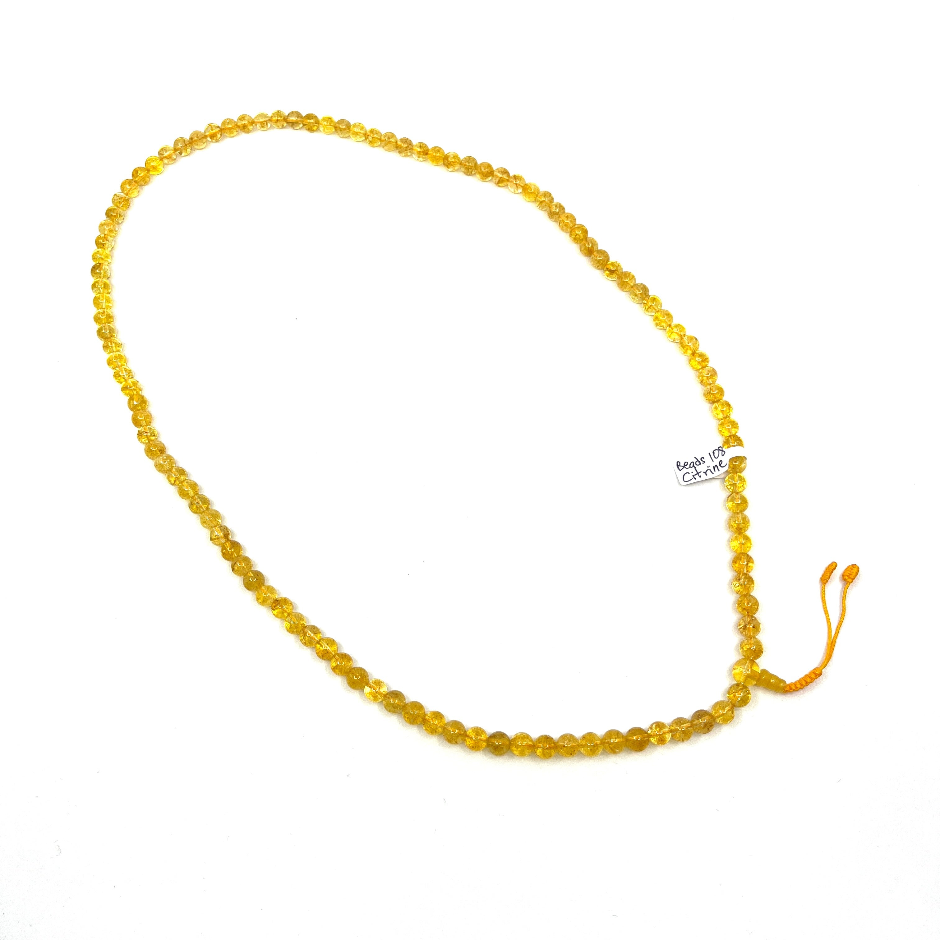 Citrine Gemstone Mala Beads