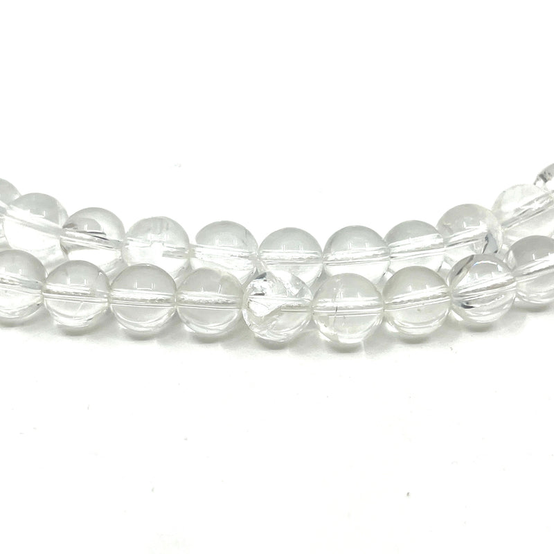 Crystal Clear Gemstone Mala Beads image 3