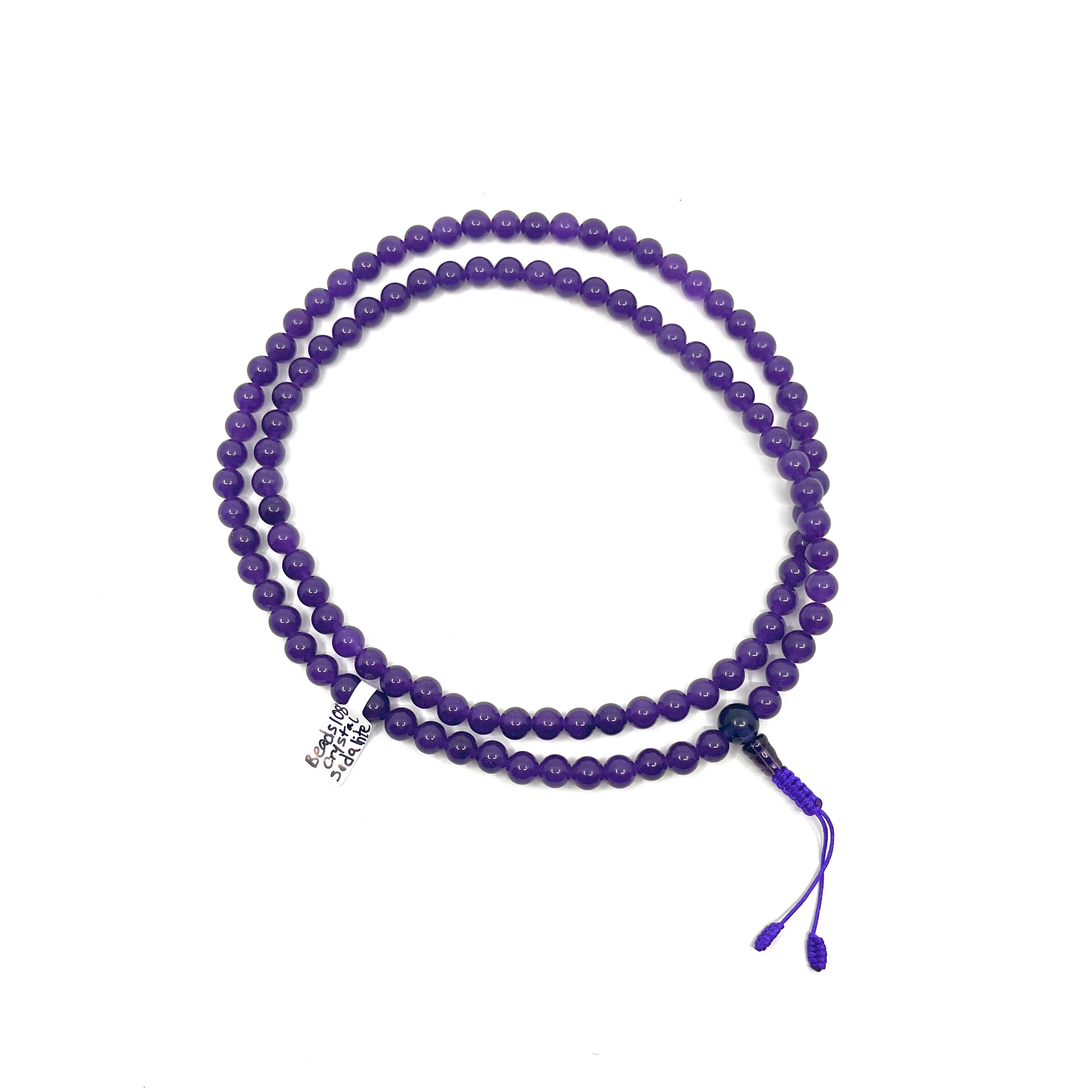 Crystal Sodalite Gemstone Mala Beads