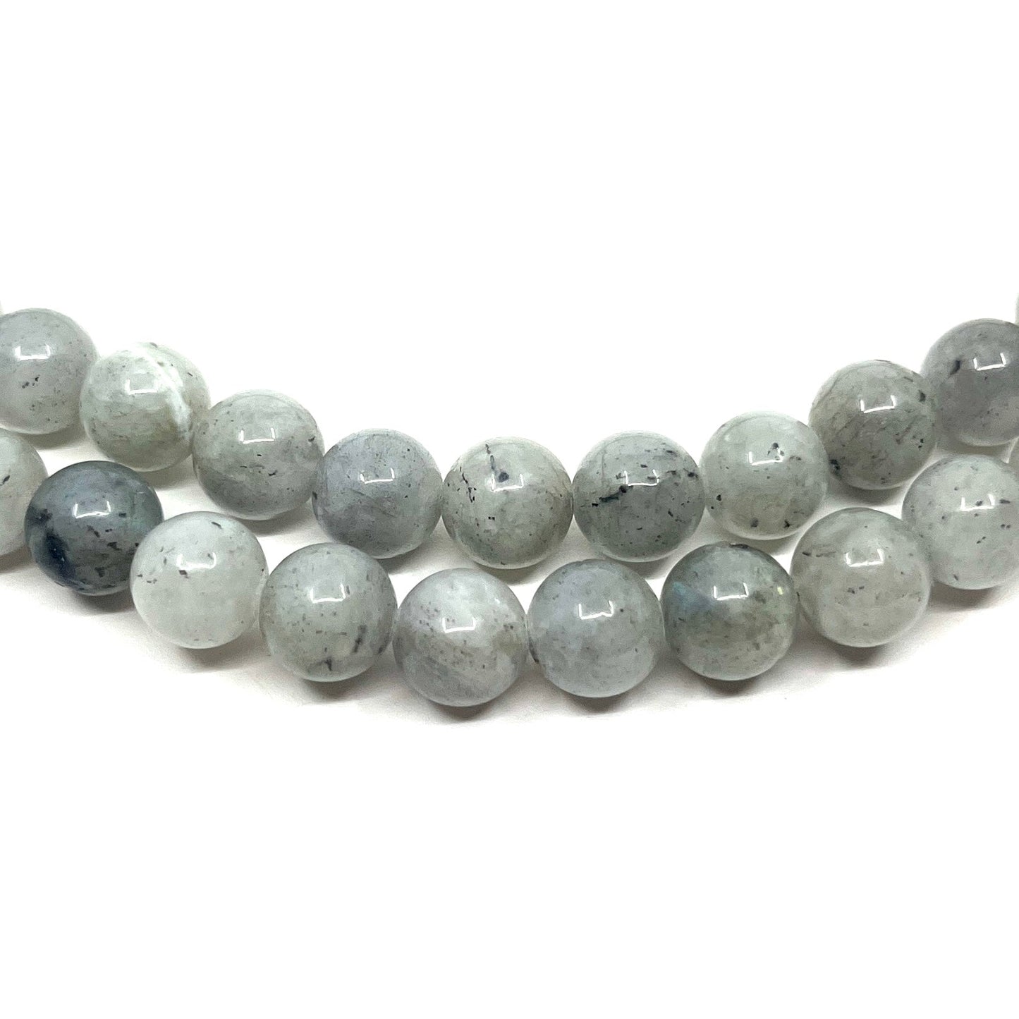 Labradorite Gemstone Mala Beads