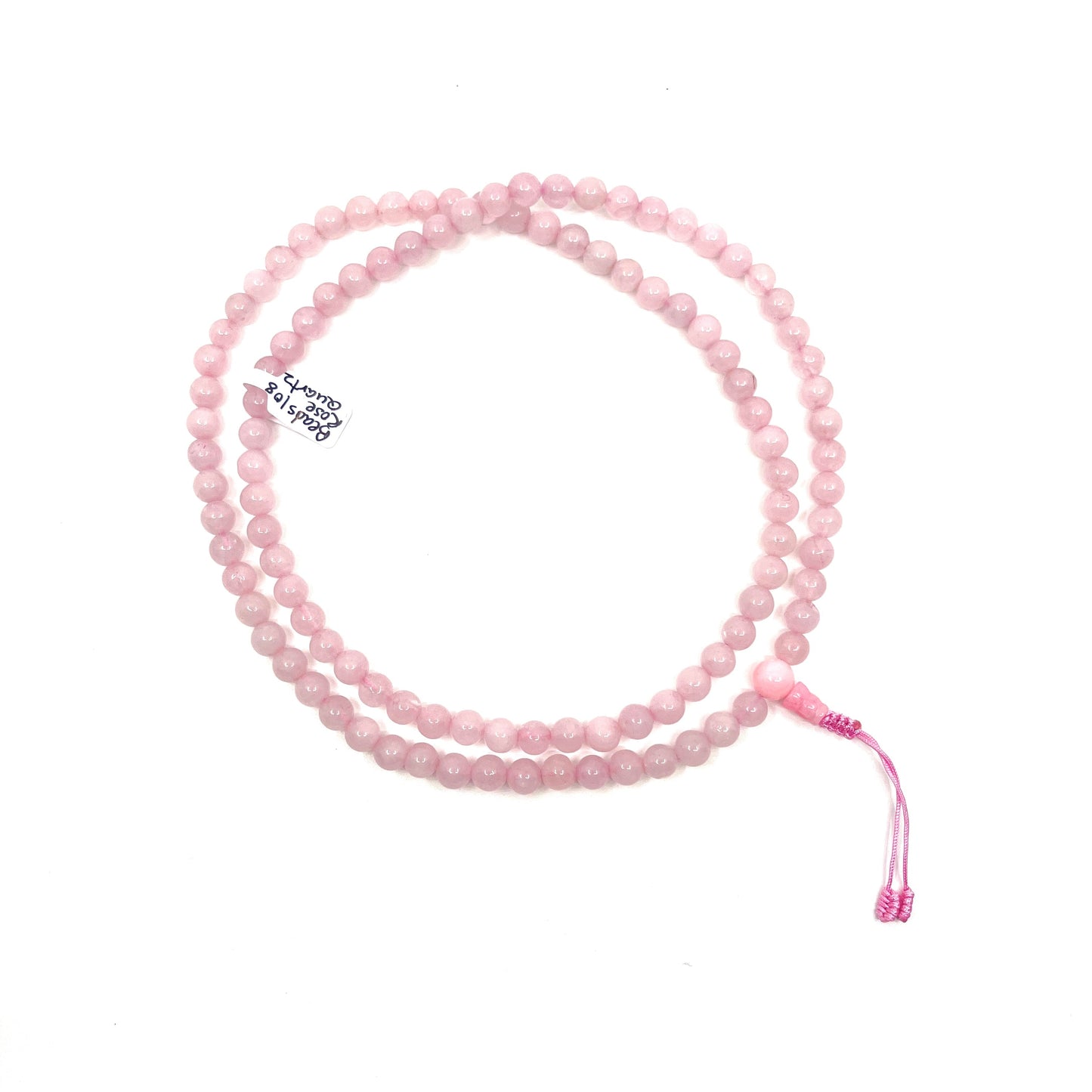 Rose Quartz Pink Gemstone Mala Beads