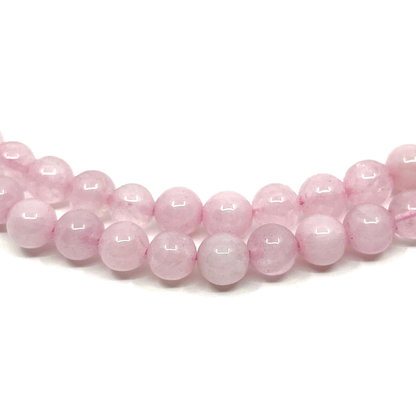 Rose Quartz Pink Gemstone Mala Beads