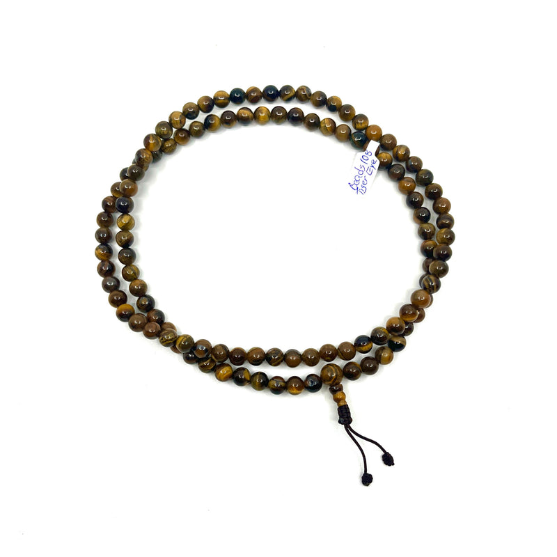 Tiger Eye Gemstone Mala Beads image 1