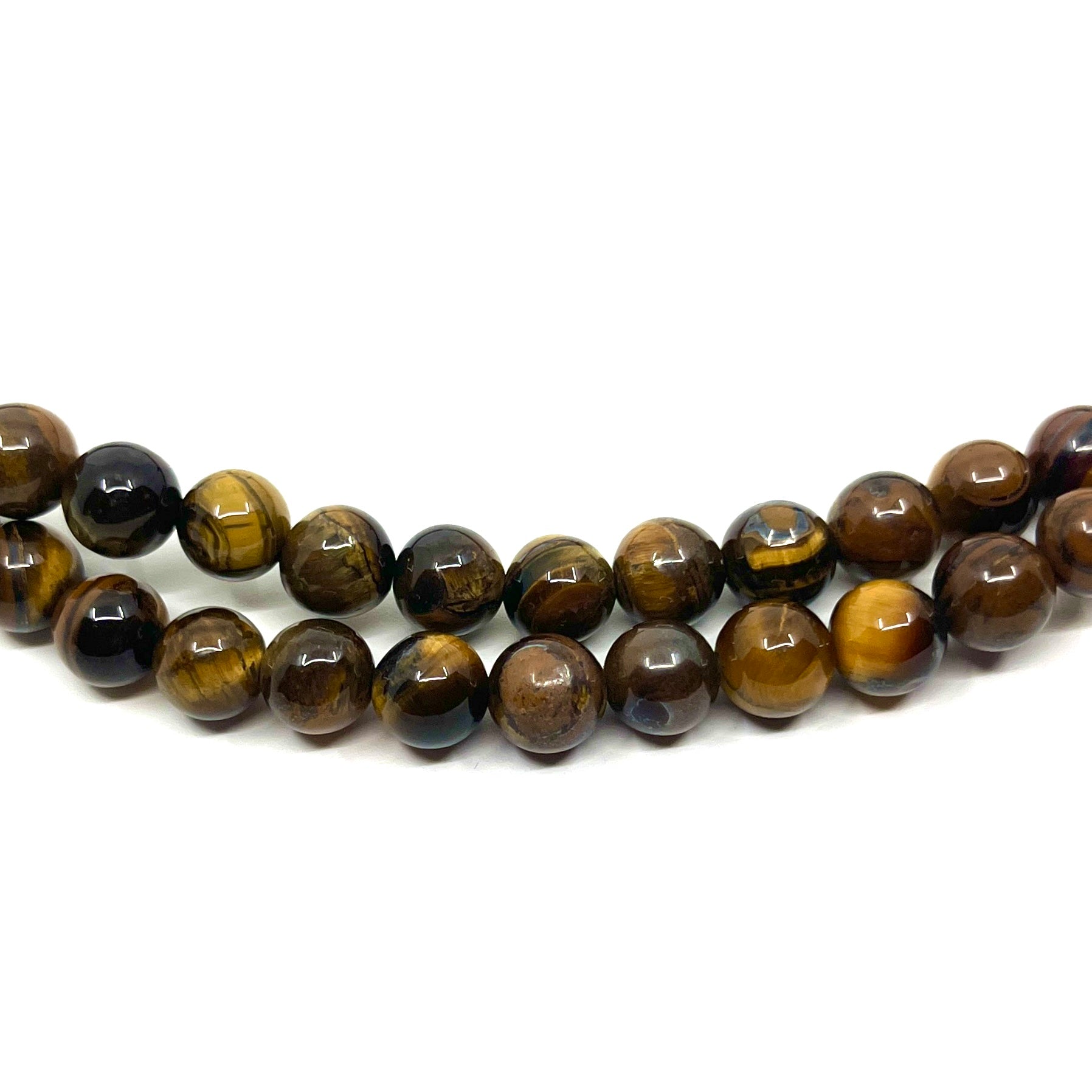 Tiger Eye Gemstone Mala Beads