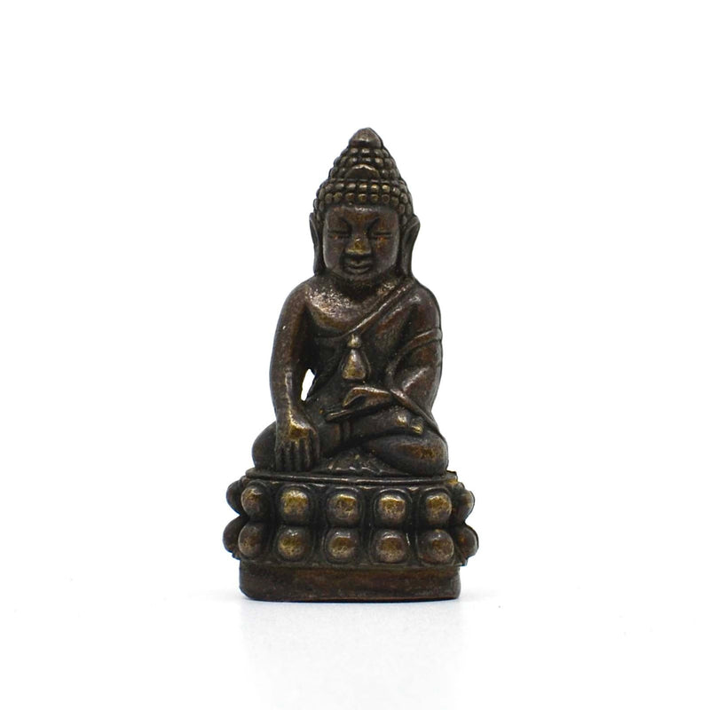 Mini Buddha Statue Bronze image 1