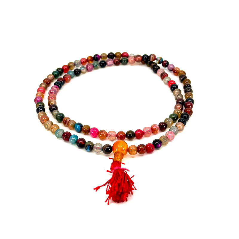 Multi Gemstone Mala Beads 6mm image 1