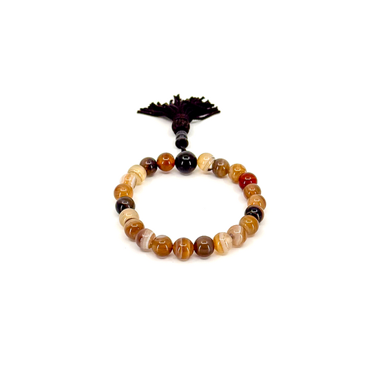 Natural Agate Bracelet (String) - TIBET HOUSE US NYC