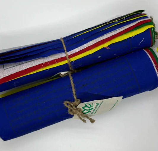 LUNGTA: Prayer Flag Medium 7X8" 10ft long