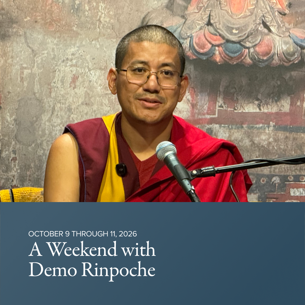 SAVE THE DATE: A Weekend with Demo Rinpoche