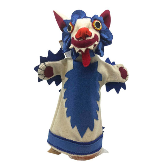 Snow Lion Puppet Blue