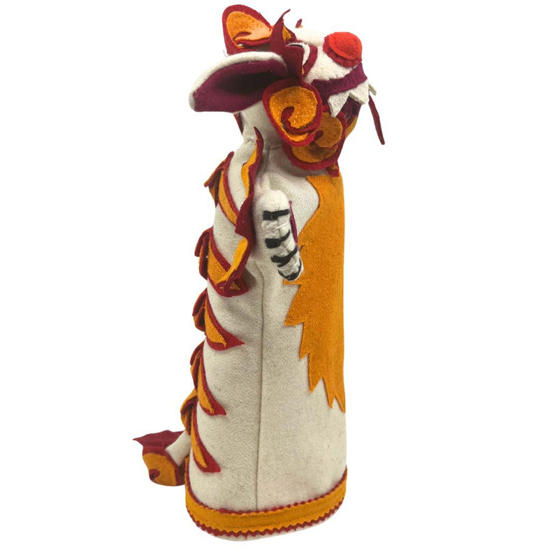 Snow Lion Puppet Orange image 2