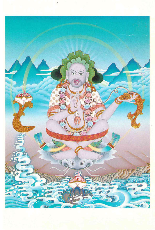 The Mahasiddha Luipa Card - TIBET HOUSE US NYC