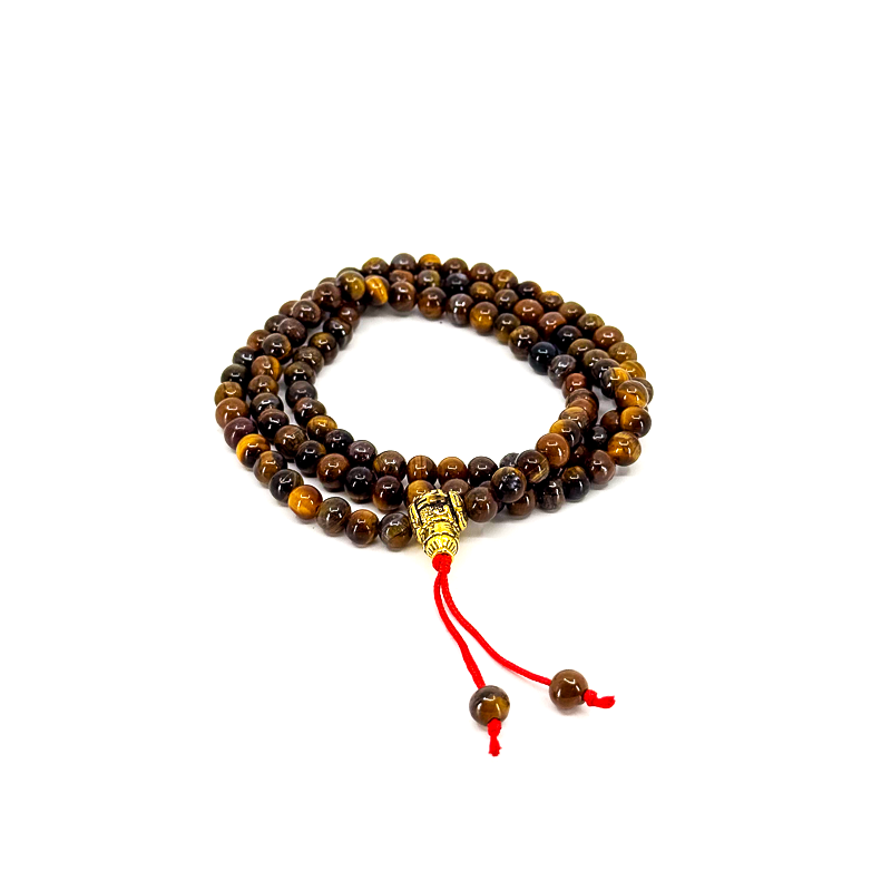 Tiger Eye Mala Beads 6mm image 2