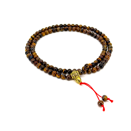 Tiger Eye Mala Beads 6mm - TIBET HOUSE US NYC