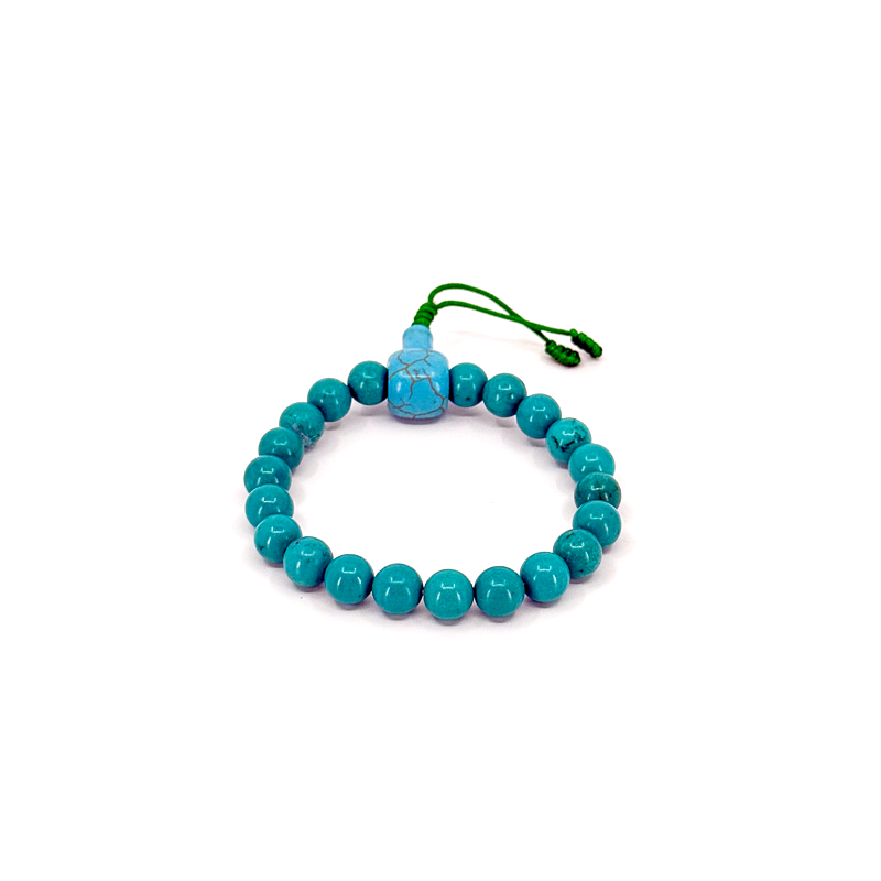 Turquoise Gemstone String Bracelet image 1