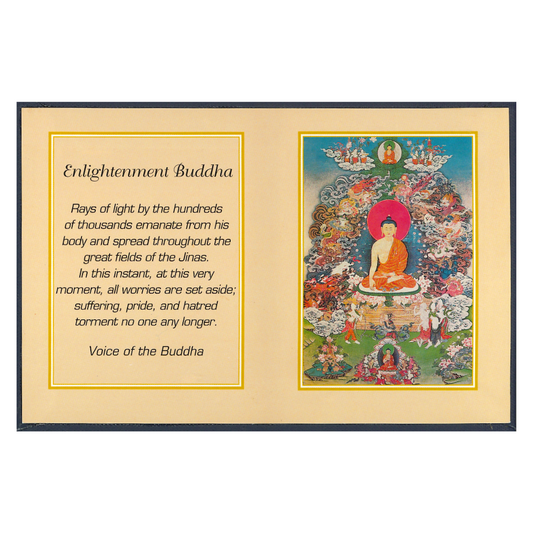 Enlightenment Buddha Folding Thanka - TIBET HOUSE US NYC