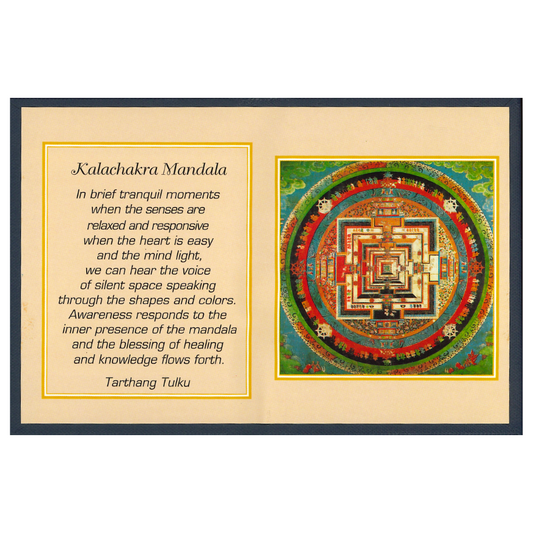 Kalachakra Mandala Folding Thanka - TIBET HOUSE US NYC