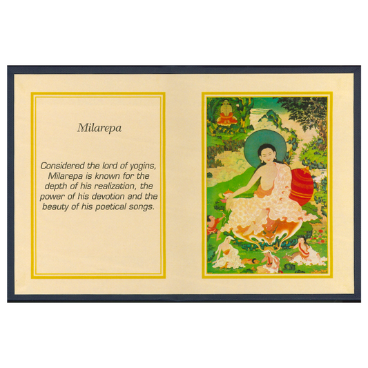 Milarepa Folding Thanka - TIBET HOUSE US NYC