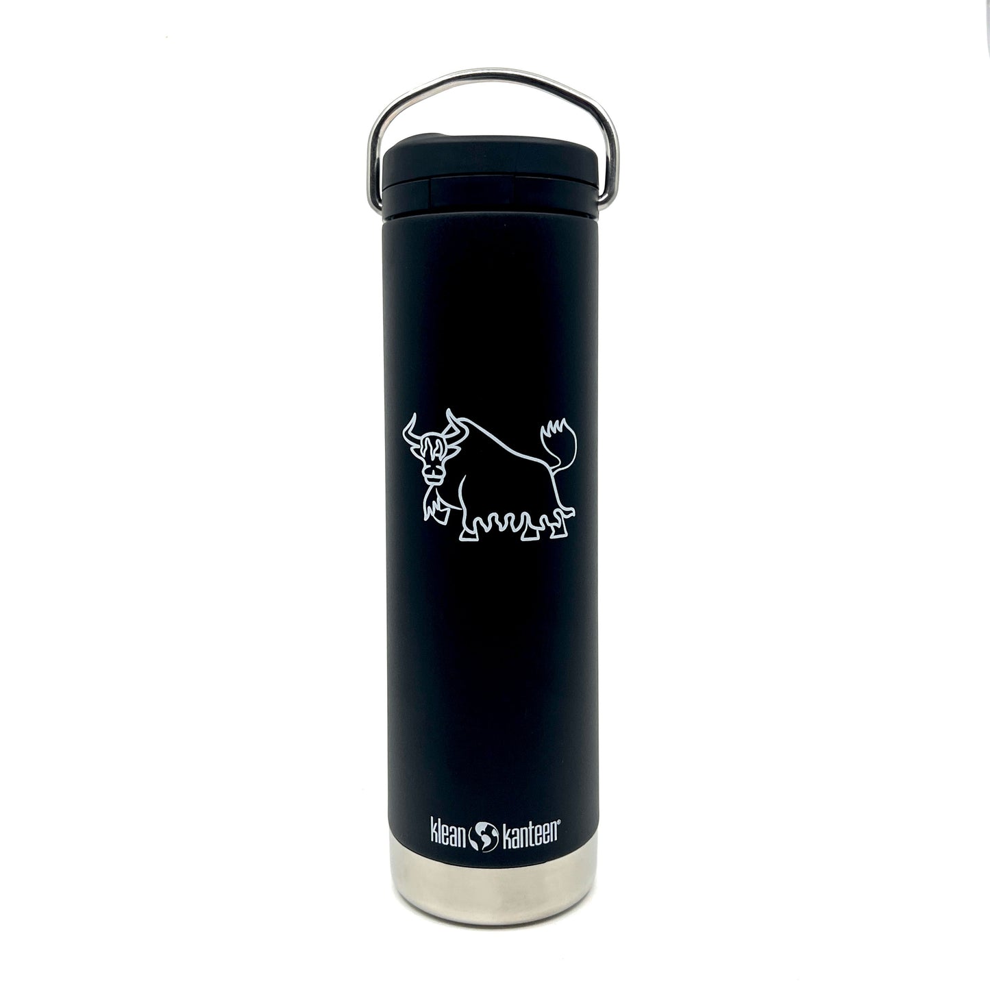 Stainless Steel Black: Twist Cap Yak Water Bottle