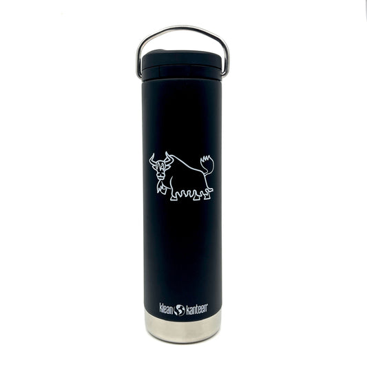 Stainless Steel Black: Twist Cap Yak Water Bottle