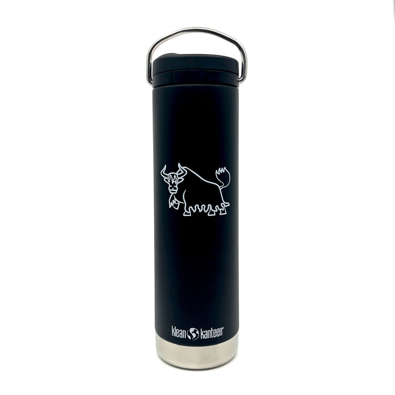 Stainless Steel Black: Twist Cap Yak Water Bottle image 1