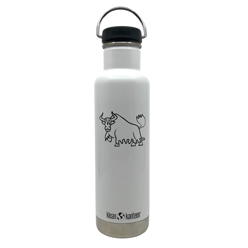 Stainless Steel White: Loop W/Bale Yak Water Bottle image 1